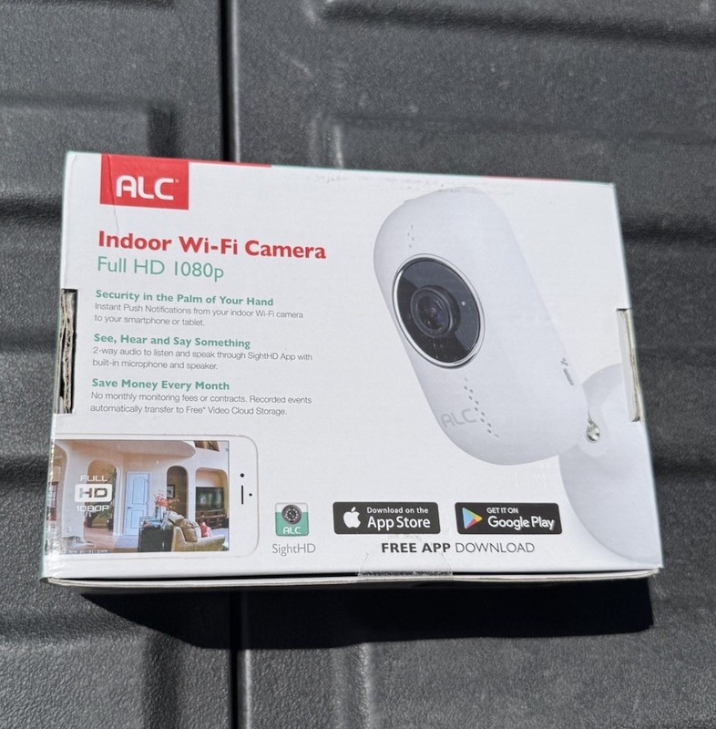 New ALC SightHD Wired Indoor HD 1080p Wi-Fi Surveillance Security Camera AWF21