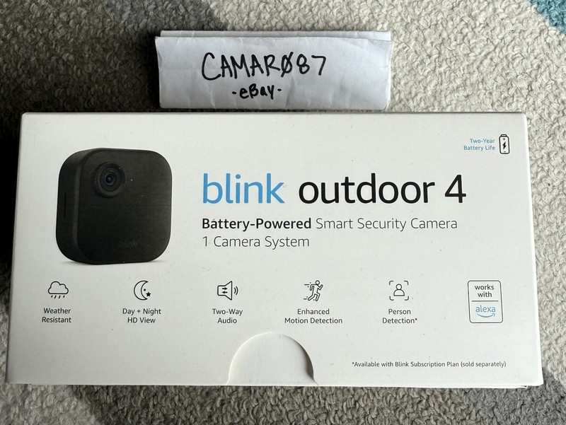 Blink Outdoor 4 Battery-Powered Smart Security Camera NEW IN BOX SEALED