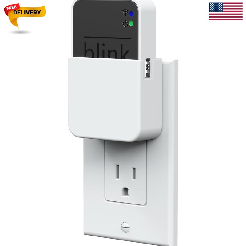 No-Cable 2-in-1 Space-Saving Mount for Blink Sync Module 2 – Plug & Play Design