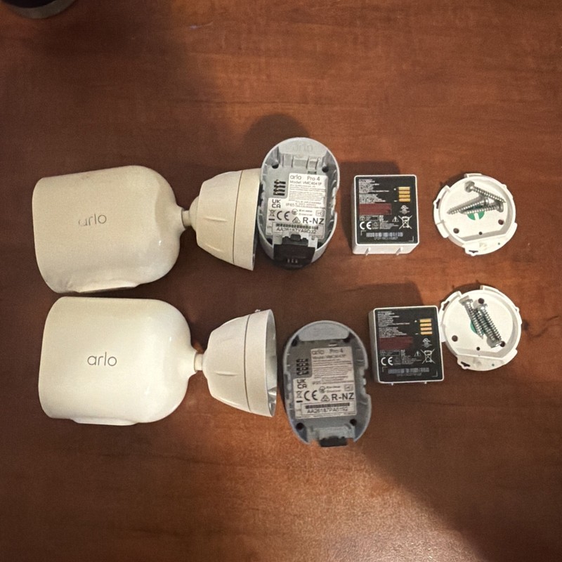 Arlo Pro 4 VMC4041P Spotlight Indoor/Outdoor Camera (Set of 2) Battery/Housing gallery