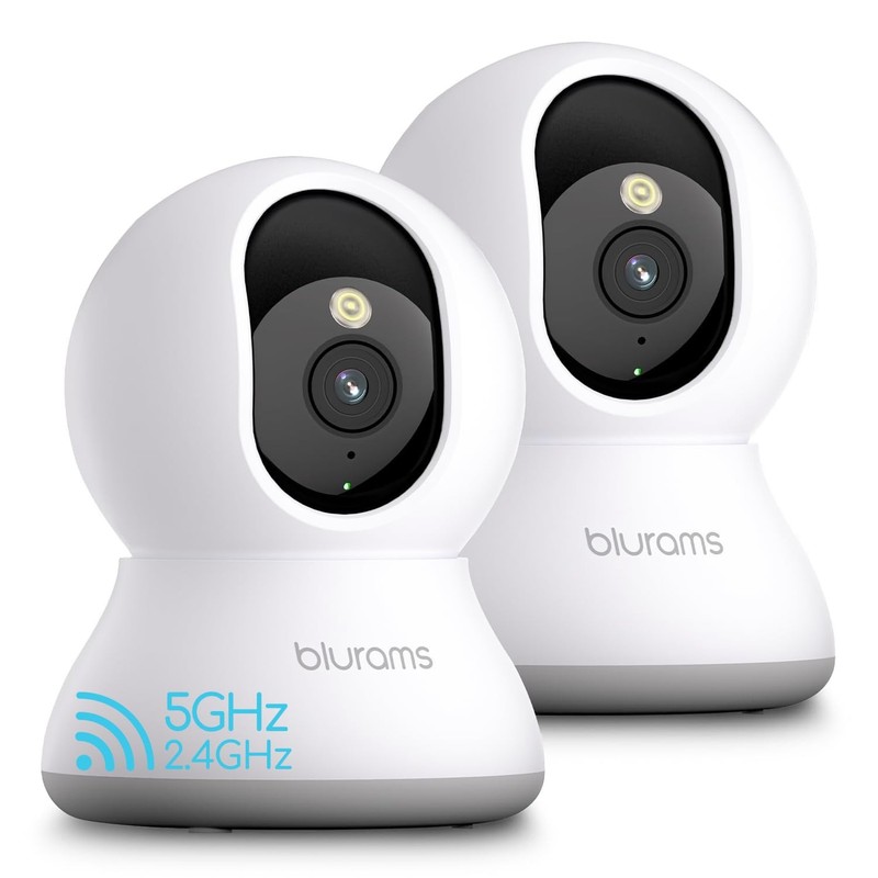 blurams 5G Cameras for Home Security 2K Pet Camera with Phone App 360° PTZ