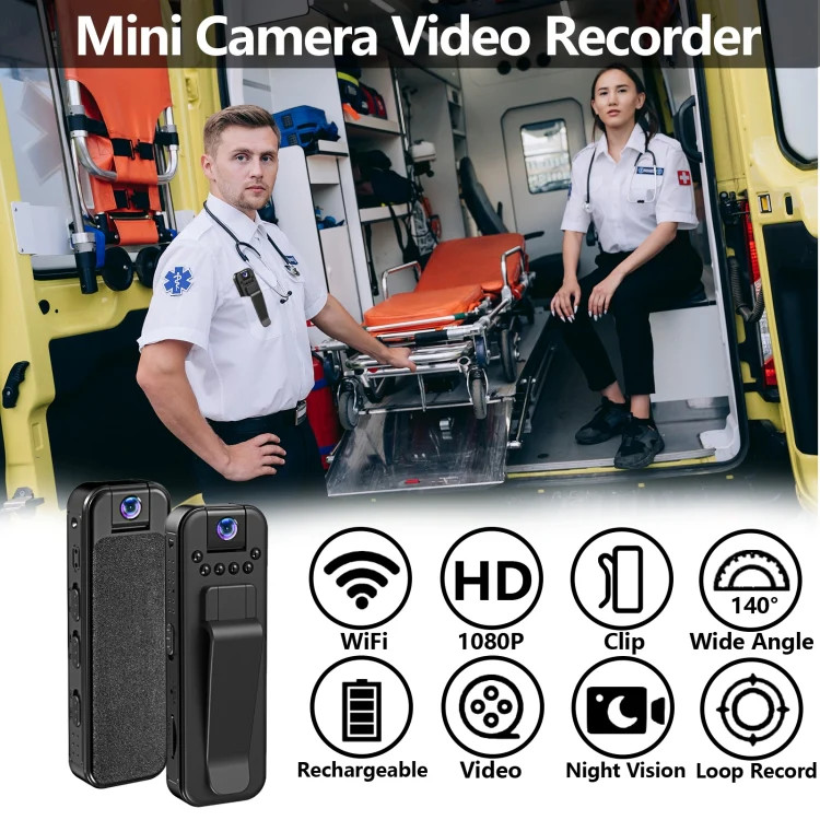 L7 WiFi 1080P HD Night Vision Camera Outdoor Sports Conference Video Recording C gallery