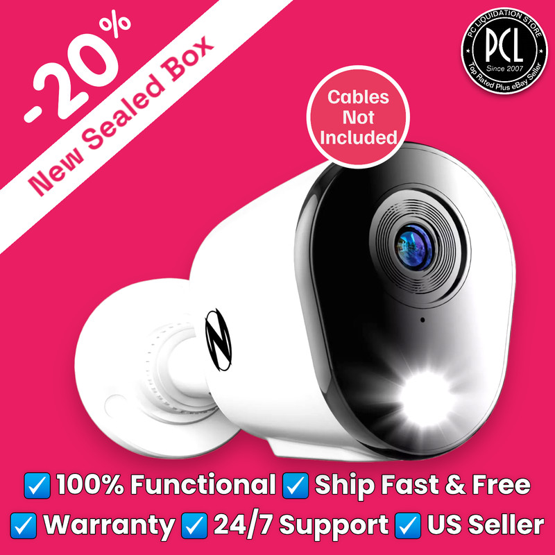 ✅ Night Owl Camera 2K 2560×1440 (4MP) Wired Spotlight CM-FTD4LS-B FTD4 1-Pack ✅