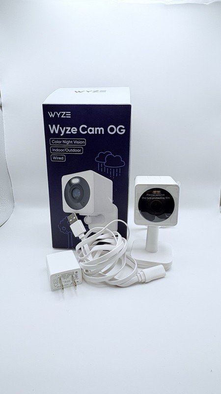 Open Box Wyze Cam OG Wired Indoor/Outdoor 1080p HD Smart Home Security Camera gallery
