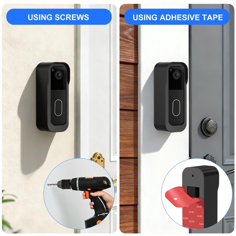 No Drill Doorbell Mount for Blink Video Doorbell (2023 Release & 2025 Release... gallery