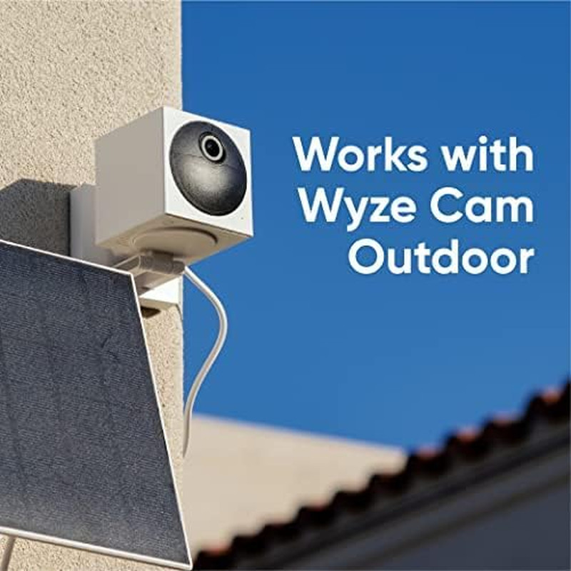 WYZE Solar Panel - Compatible with Wyze Cam Outdoor V1/V2 and Battery Cam Pro, C gallery