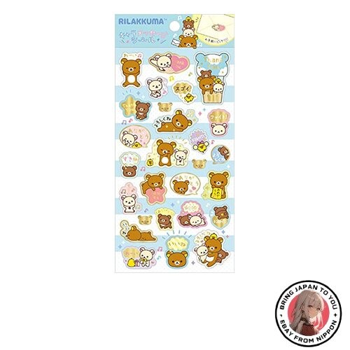 New SE51602 Rilakkuma Character Message Stickers