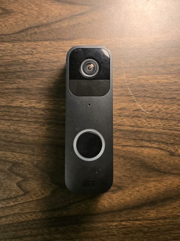Blink Video Doorbell Camera Wi-Fi Smart Security System (Black)