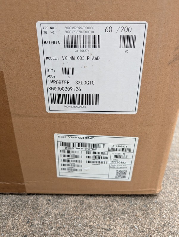 3xLOGIC New IP Security Cameras Bulk Lot of 8 Wholesale Reseller Liquidation gallery