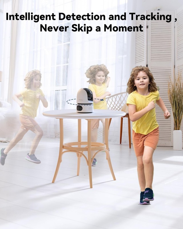 10MP Indoor Security Camera, 360° Pan-Tilt Baby & Pet Monitor, WiFi, Night Visio gallery