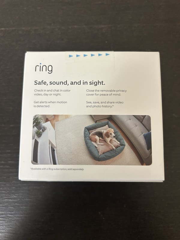 SEALED Ring Indoor HD Video Camera NEWEST (2024) - Charcoal - SAME DAY SHIPPING! gallery
