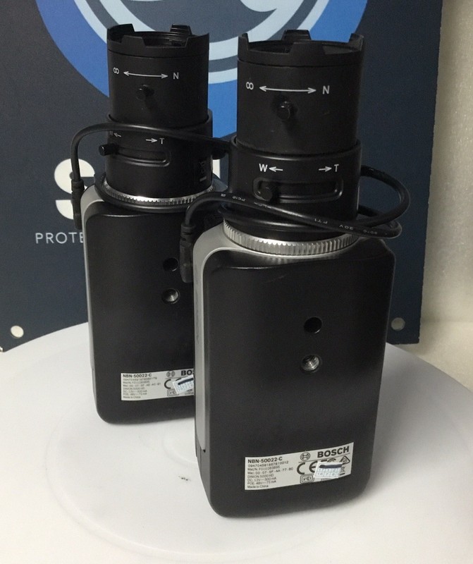 Lot 2 Bosch NBN-50022-C Security Network Color Cameras W/ 2MP 2.8-12mm TESTED! gallery