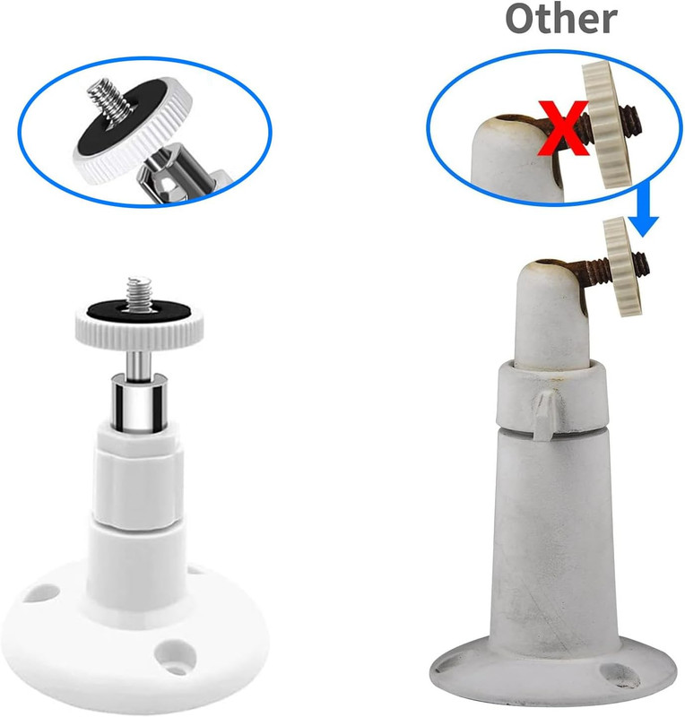 2 Pack Wall Mount Compatible with Wyze Cam Pan V3, Indoor and Outdoor Security M gallery