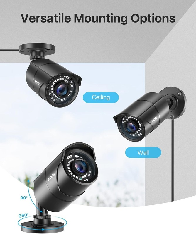 1080P 1920TVL Security Camera Outdoor Indoor,Hybrid 4-in-1 TVI/CVI/AHD/960H C... gallery