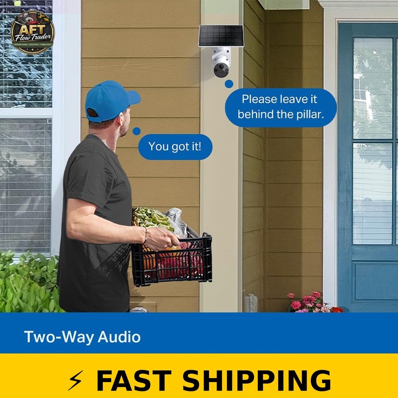 Tapo C402 Solar 1080P Wireless Security Camera - Outdoor, Alexa/Google gallery