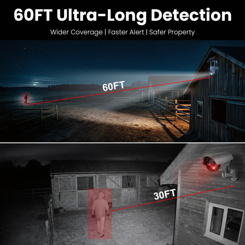 No Subscription 4G LTE Cellular Security Cameras Wireless Outdoor, AOV 24/7 Reco gallery