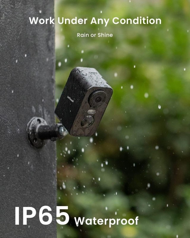 Wireless Outdoor Security Cameras 2Pcs 2K Battery Powered with Spotlight & Siren gallery
