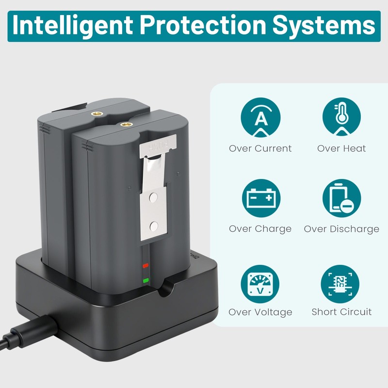 Rechargeable Battery Pack for Ring Video Doorbell 2 3plus 4 Spotlight Camera gallery