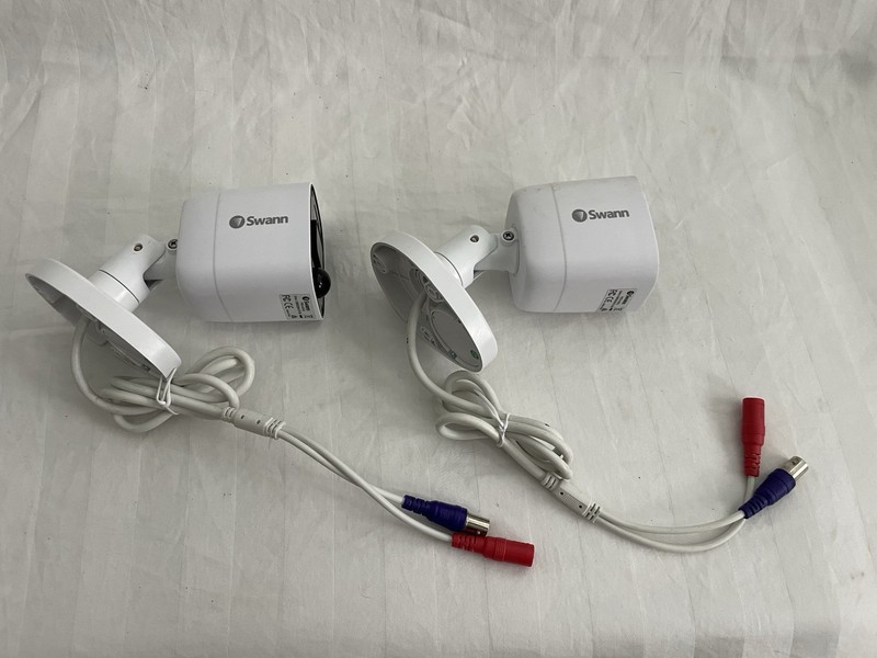 (2) Swann PRO-4KRQ Square Enforcer 4K Security Camera w/ Cable gallery
