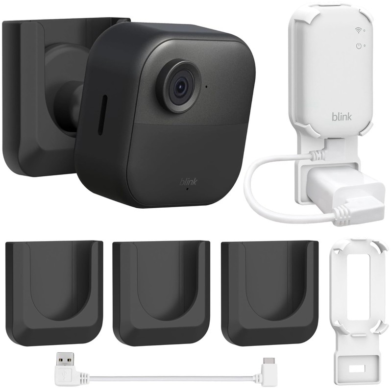 No Drill Wall Mount Bracket for Blink Cameras - Outdoor & Mini, Adhesive Mount, gallery