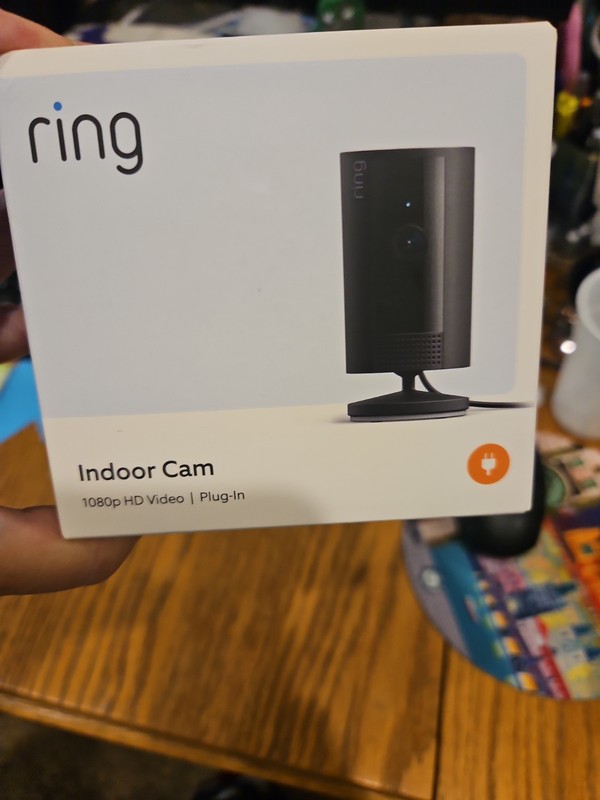 Ring Wireless 1080p Indoor Security Camera – Black Plug In Great For Pets