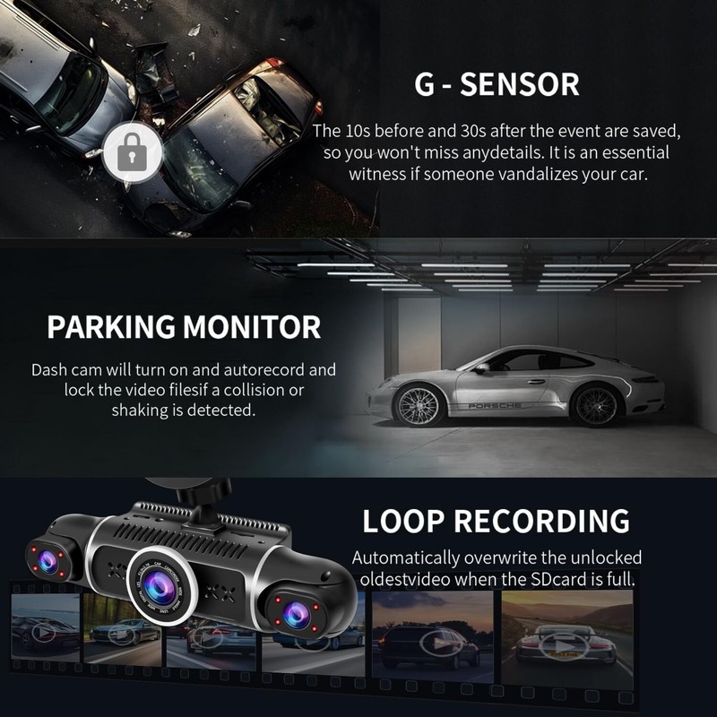Mejor Camara De Seguridad 1080P Para Carros De 360° Cámara De 4 Canales gallery
