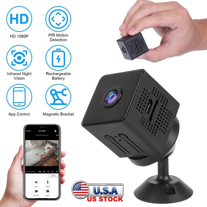 New 1080P WiFi Mini Security Camera with PIR Motion Detection, 32G MMC gallery
