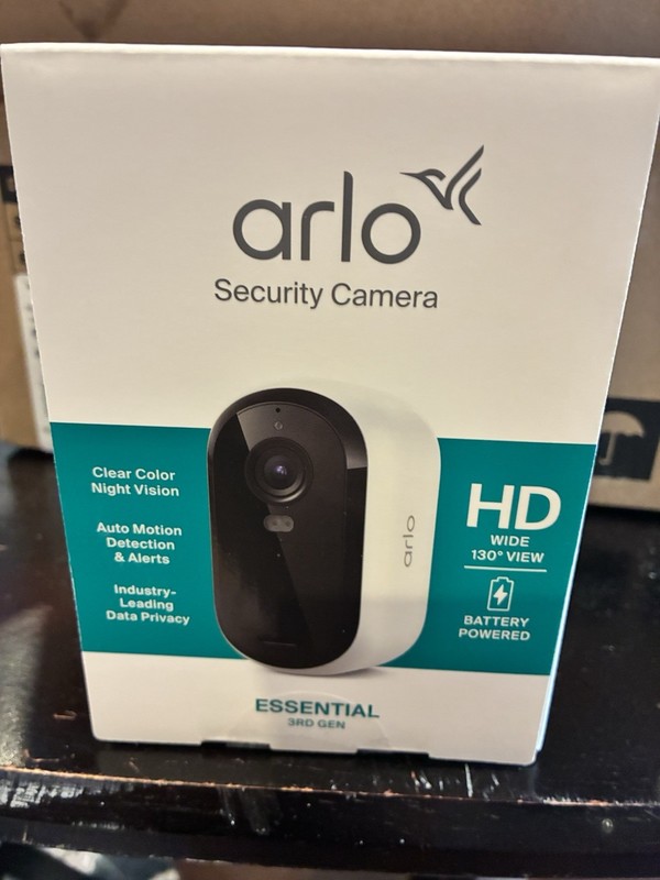 4 Arlo Essential Sec. Camera 3rd Gen2025 ReleaseWireless Outdoor Battery Powered gallery