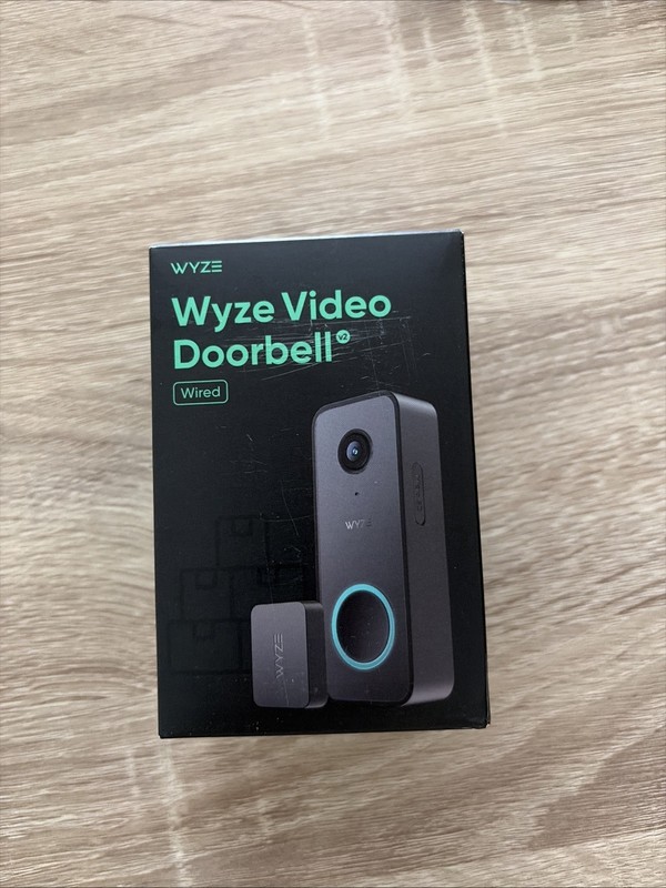 Wyze Video Doorbell v2 Wired 2K HD Cam 2-Way Audio Night Vision Smart Home