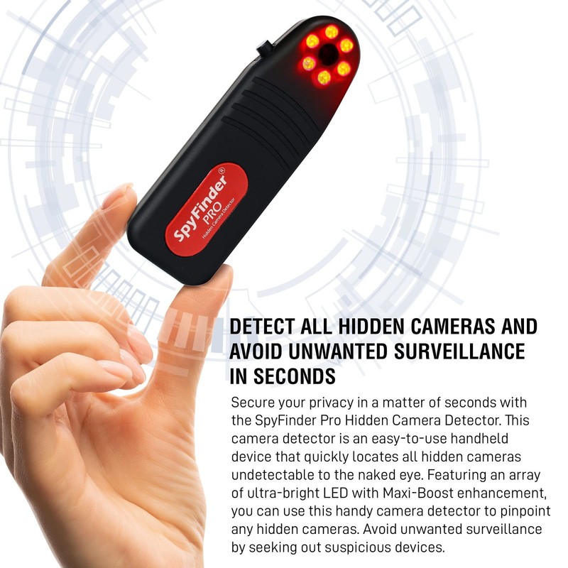 PRO Hidden Camera Detector & Spy Camera Finder – Portable Optical Lens Detect... gallery