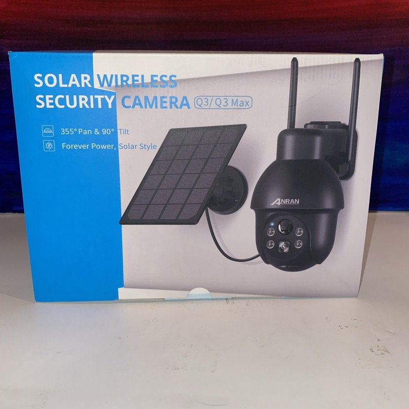 🆕ANRAN✨3MP WIFI✨Pan/Tilt✨Home Security Camera✨Outdoor Wireless Solar Battery