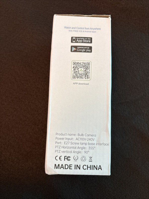 WiFi Ptz Bulb Camera 3 MP Smart Camera, T-CP8040LF-W3M, Made In China, Features. gallery