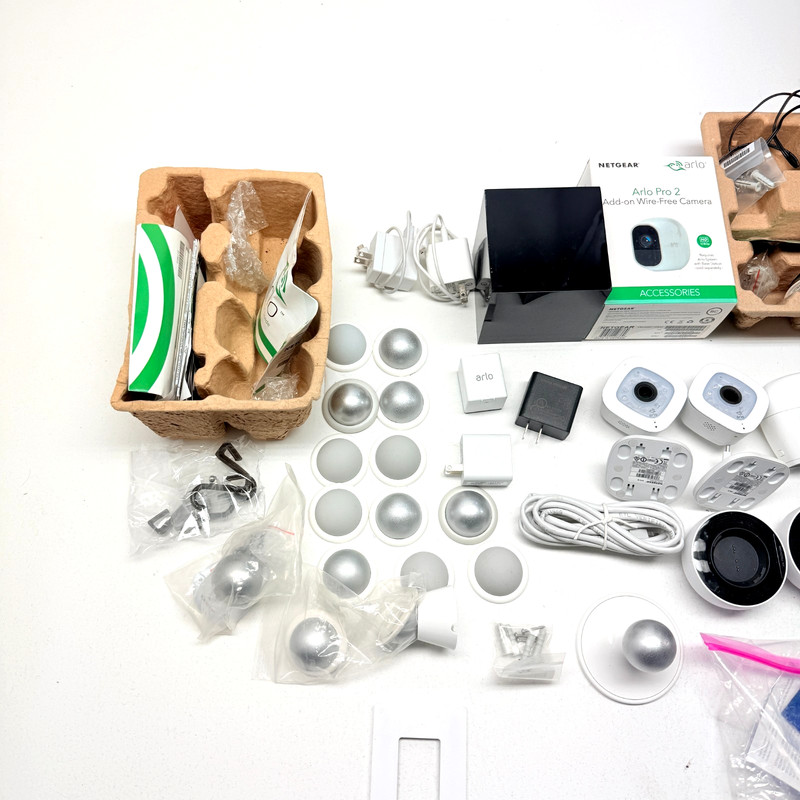 Arlo Cameras and Accessories Bundle Mixed Lot 6 Cameras gallery