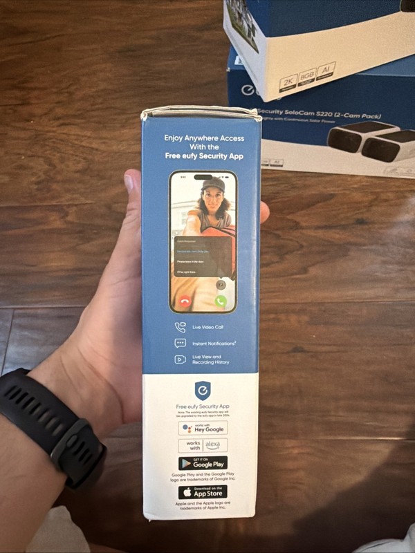 NEW SEALED eufy Security - Smart Wi-Fi Add On Video Doorbell 2K - Black gallery