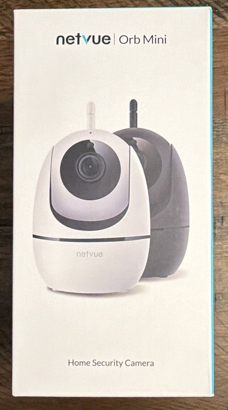 Netvue Orb Mini 1080p Wi-Fi Pan/Tilt Night Vision 2-Way Audio Alexa Cam