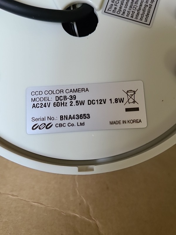 CBC DCB-39 Mini Dome HD Camera New In Box gallery