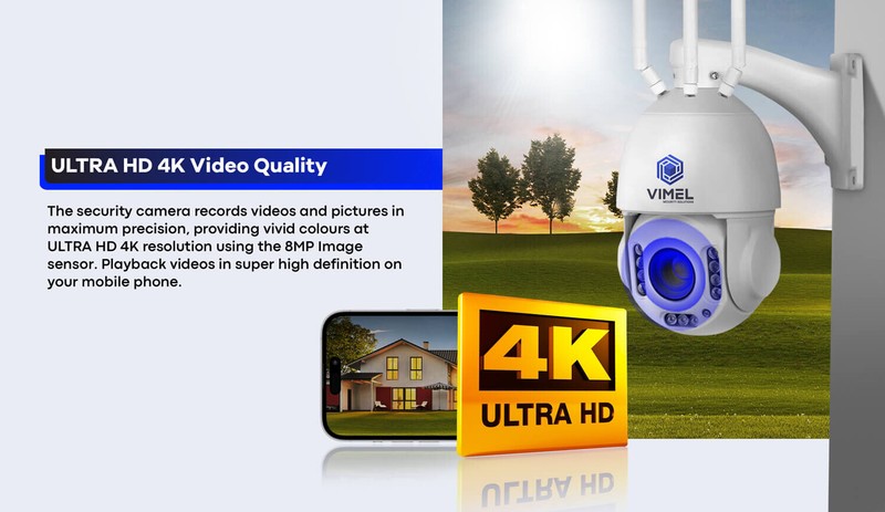 4G Security Camera 24/7 Recording ULTRA HD 4K 20X Zoom Human Car Auto Tracking gallery
