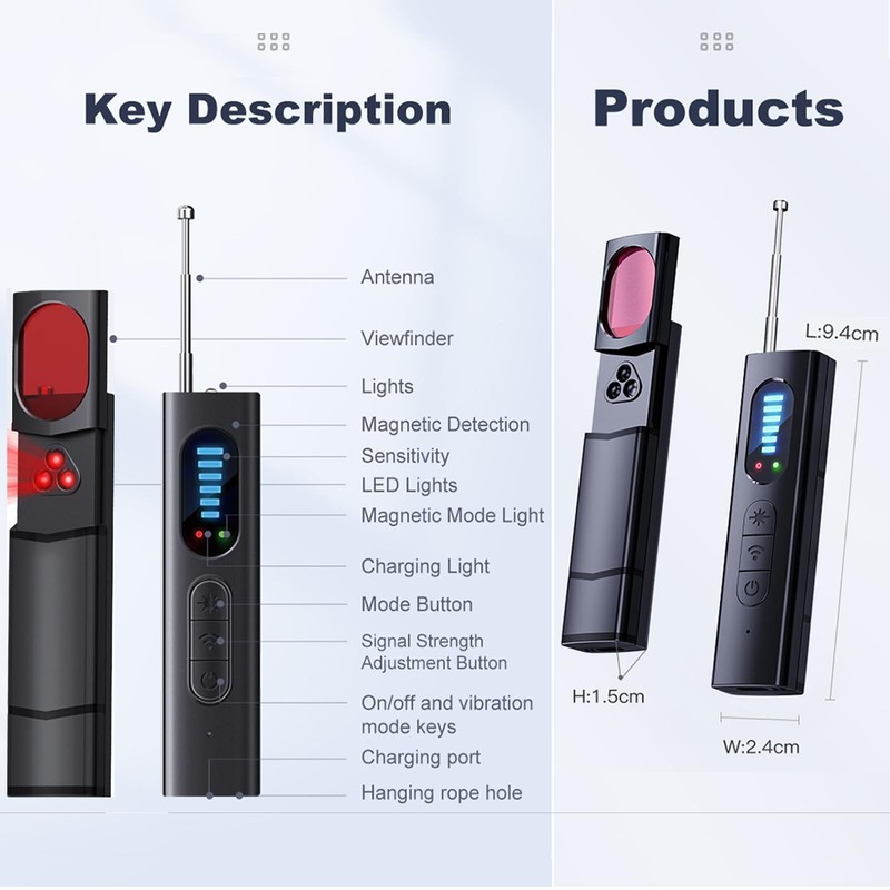 Hidden Camera Detector, Camera Detectors, Hidden Device GPS Detector, Bug Det... gallery