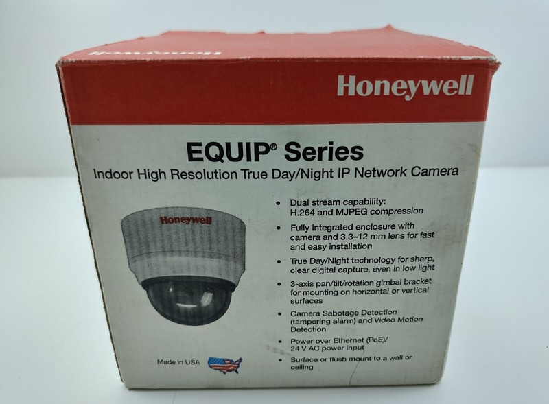 HONEYWELL HD3MDIHXUS Indoor High Resolution Day/Night Rugged IP Mini Dome
