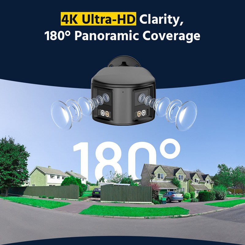 ANNKE 16CH NVR 4K POE 180° View Dual Lens Security Camera System Two Way Audio gallery