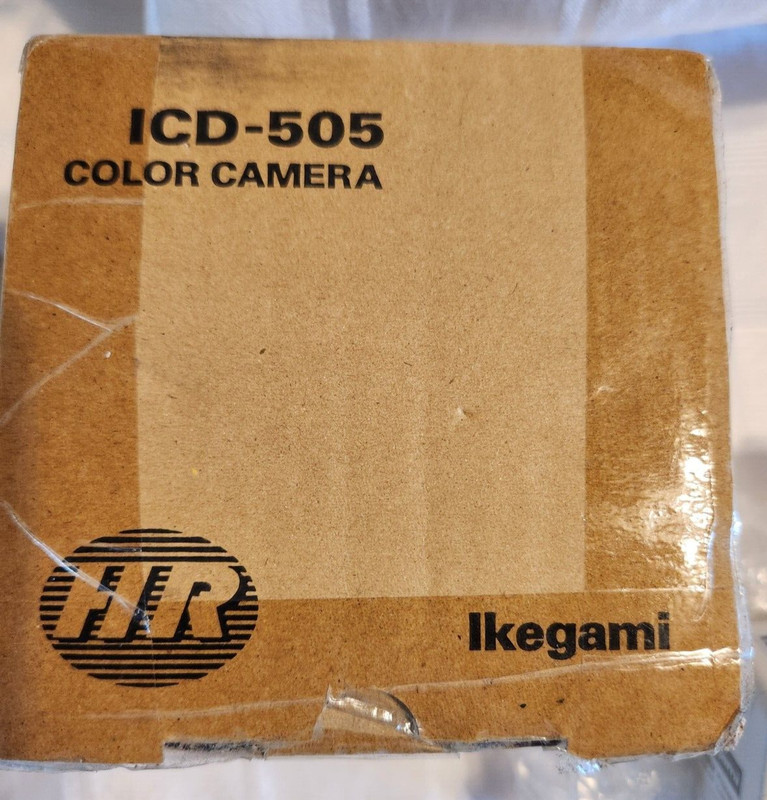 IKEGAMI ICD-505 CCTV Color Camera W/ 3.5-8mm 520TVL Security Surveillance Untest gallery
