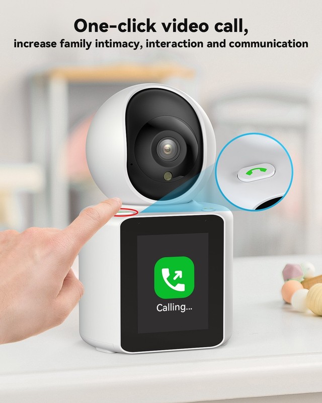 4PCS Two Way Audio Video Pet Camera with Speaker Video Calling Wireless Camera gallery