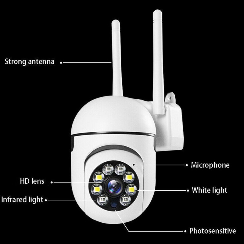 Wireless Security Camera System Outdoor Home 5G Wifi Night Vision Cam HD 1080P gallery