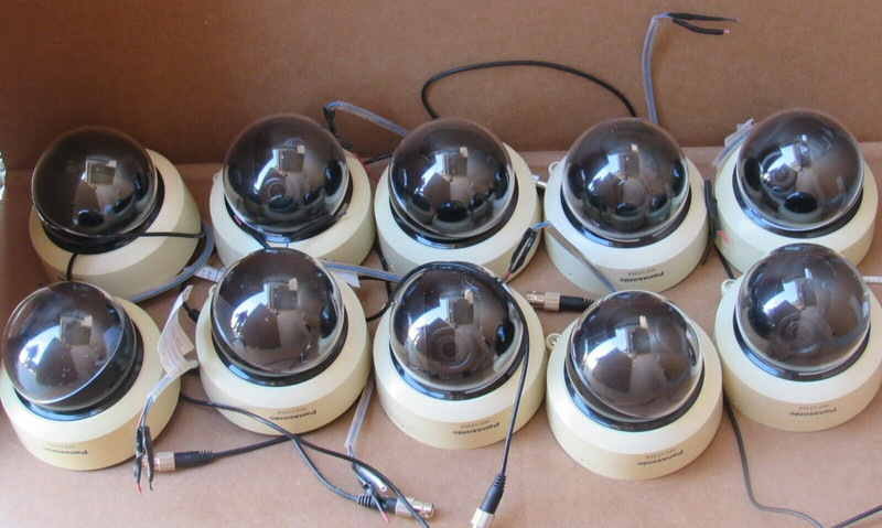 Lot of 10 Panasonic WV-CF354 Fixed Dome Cameras gallery