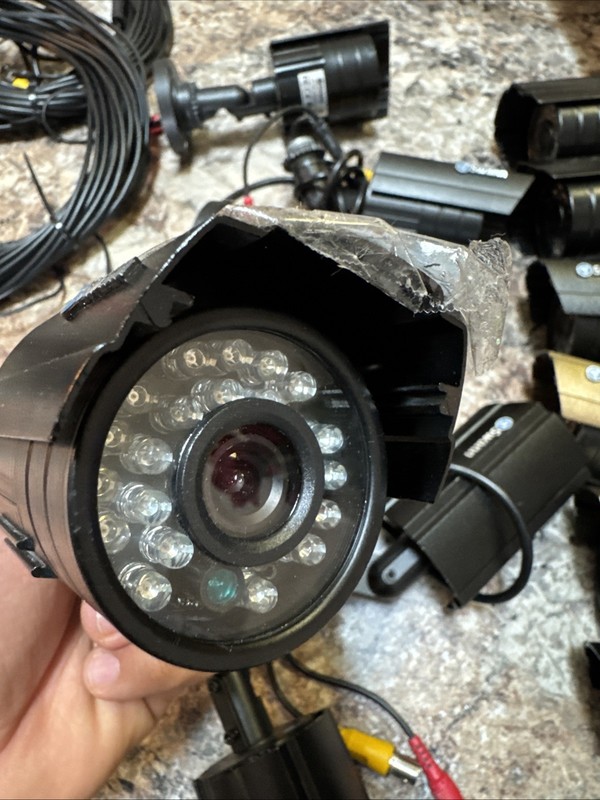 Swann Pro-530 Security Camera Lot Of 12 with 6 Cables Pro Series CCTV gallery