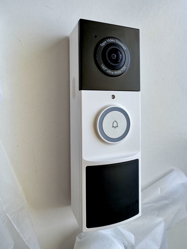 TP-Link Tapo Smart Video Doorbell Camera Wireless with Chime, 2K D210 White gallery