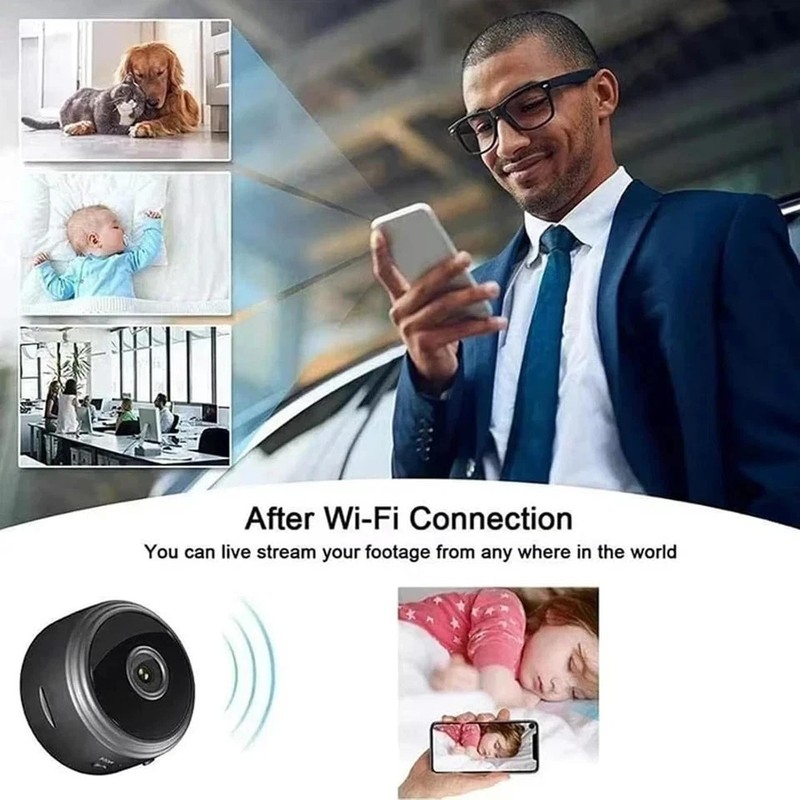 Mini Wireless WiFi Security Camera 1080P HD Magnetic Indoor Home Surveillance gallery