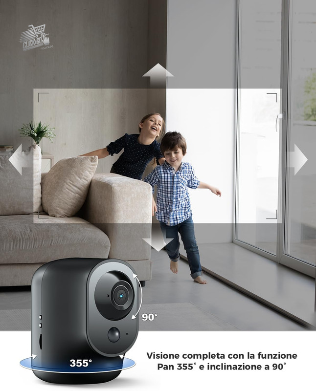 Indoor WIFI Camera Battery Wireless 2K Wireless Baby Monitor Dogs Senior gallery