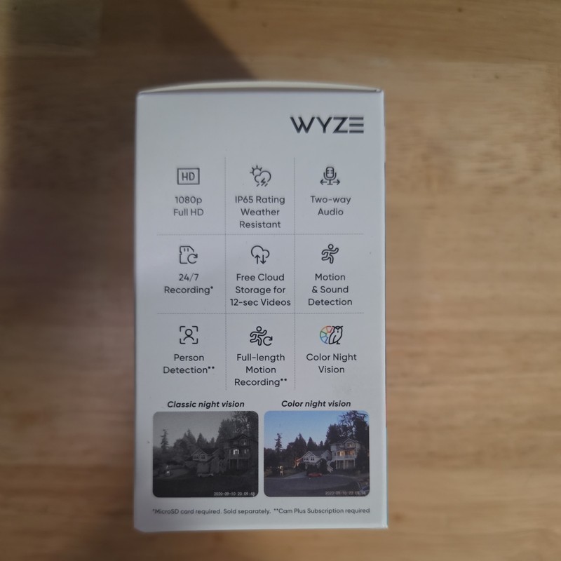 Wyze WYZEC3 Wired Indoor/Outdoor Surveillance Security Camera gallery