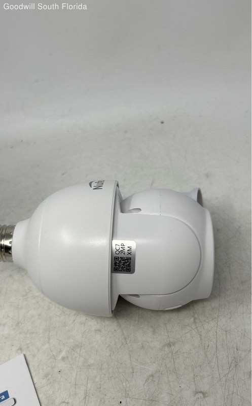 Nufebs Q05 White Wi-Fi Auto Tracking Night Vision Security Camera Not Tested gallery